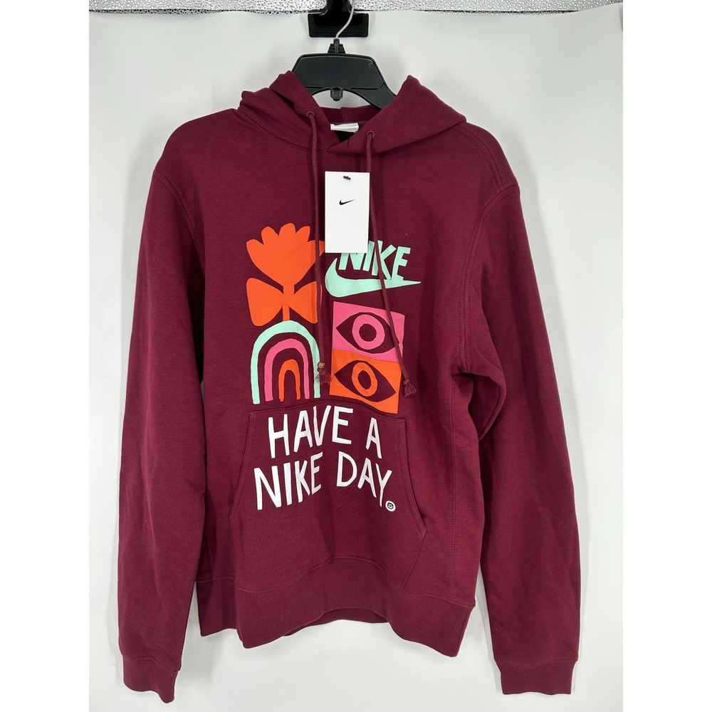 Nike Sportswear Have A Nike Day French Terry‎ Hoodie Sweatshirt DQ4171-638 Small